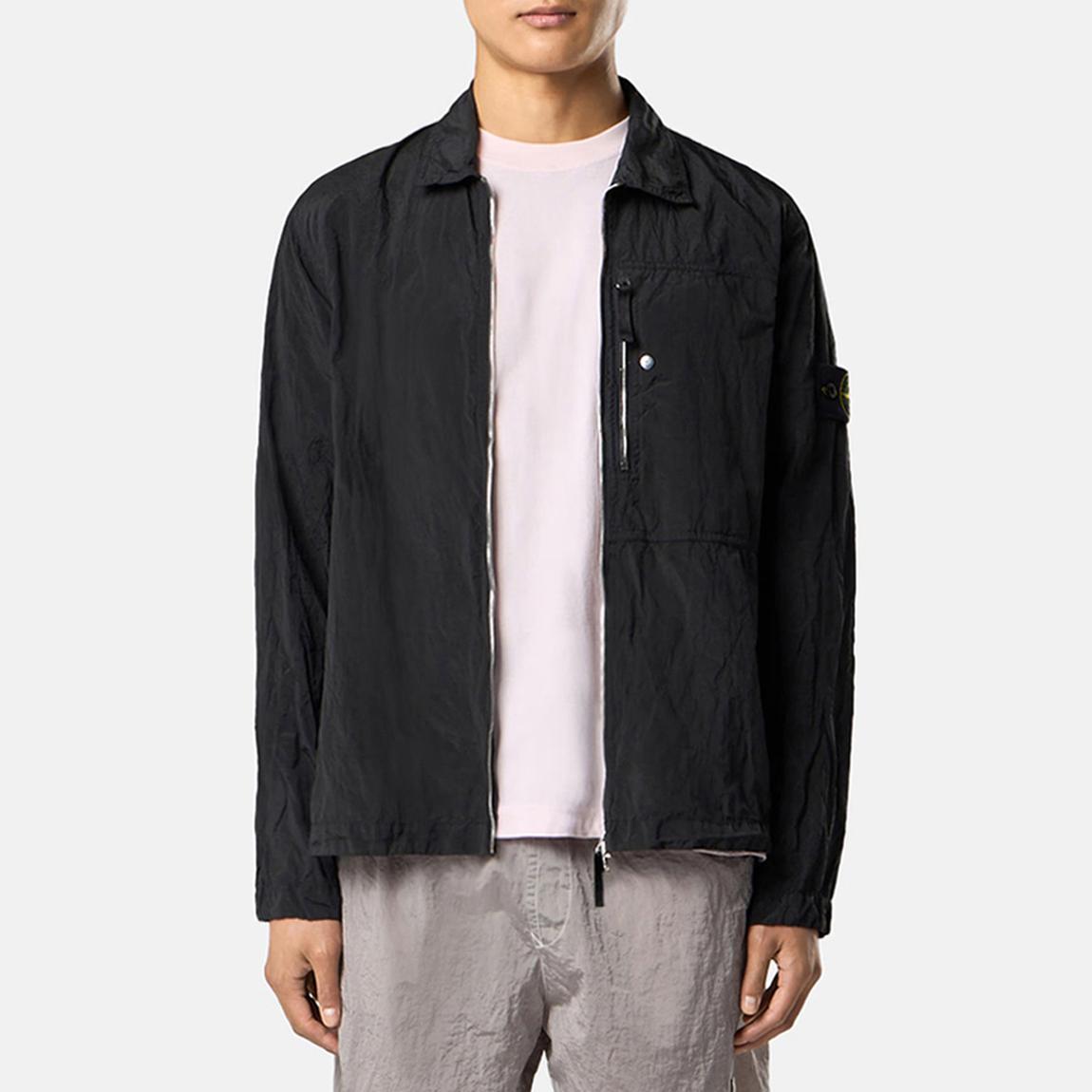 Stone Island Navy Nylon Metal Jacket - BrandAlley