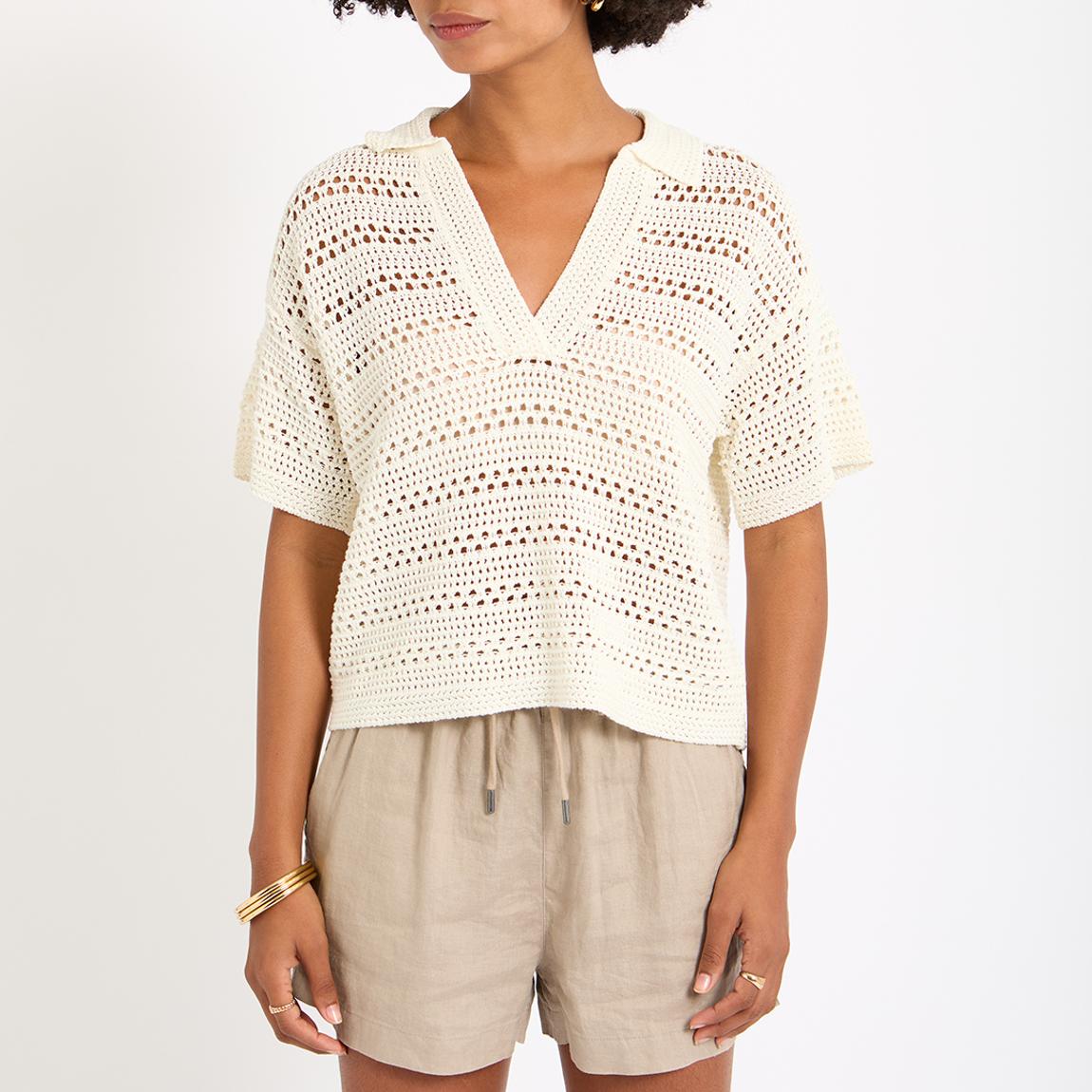 トップス carla Lady linen like tops トップス carla Lady linen like tops Linen Shirt CARLA . Linen