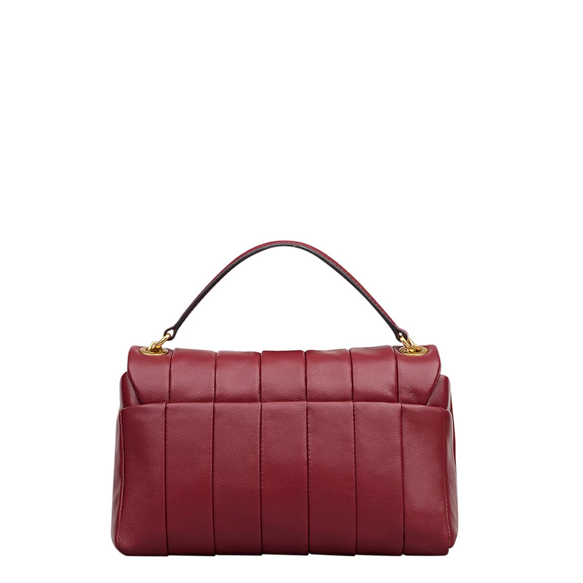 Radley Carmine Red Burton Way Mini Flapover Crossbody Bag - BrandAlley
