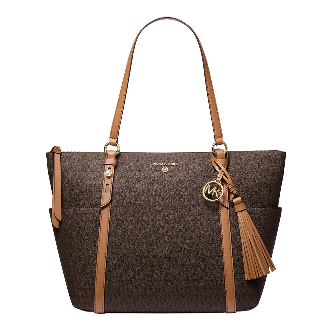 Michael Kors Brown Michael Kors Sullivan Shoulder Bag - BrandAlley