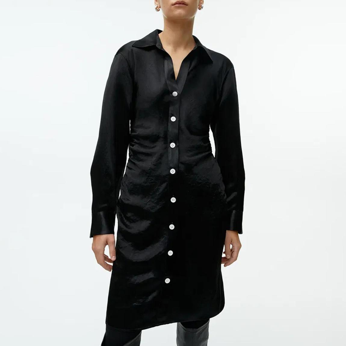 alexander wang black cut out dress Arket Women's Smart Tuxe Style Mini Dress | EU38 UK10 main image 1