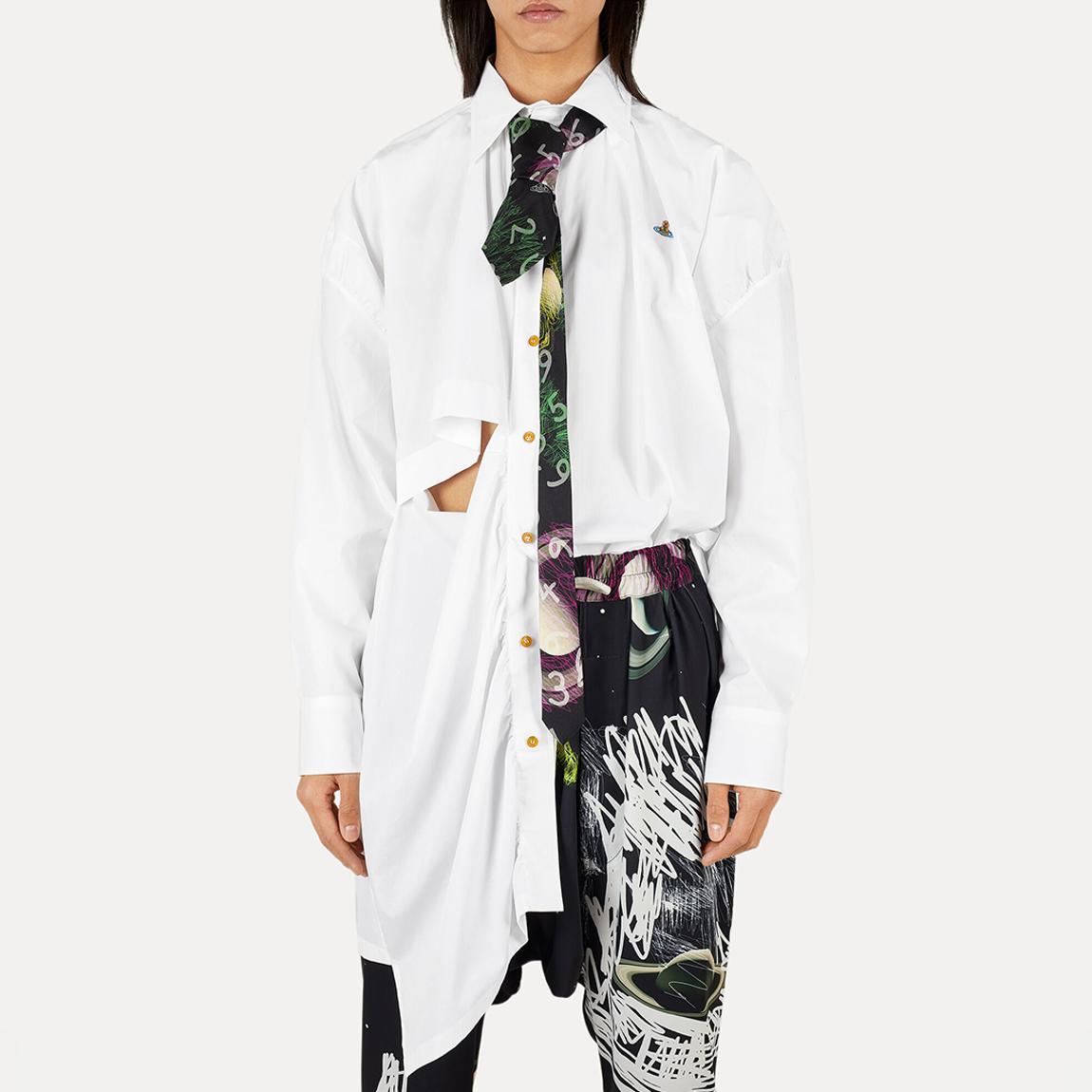 Vivienne Westwood White Gib Cotton Shirt - BrandAlley