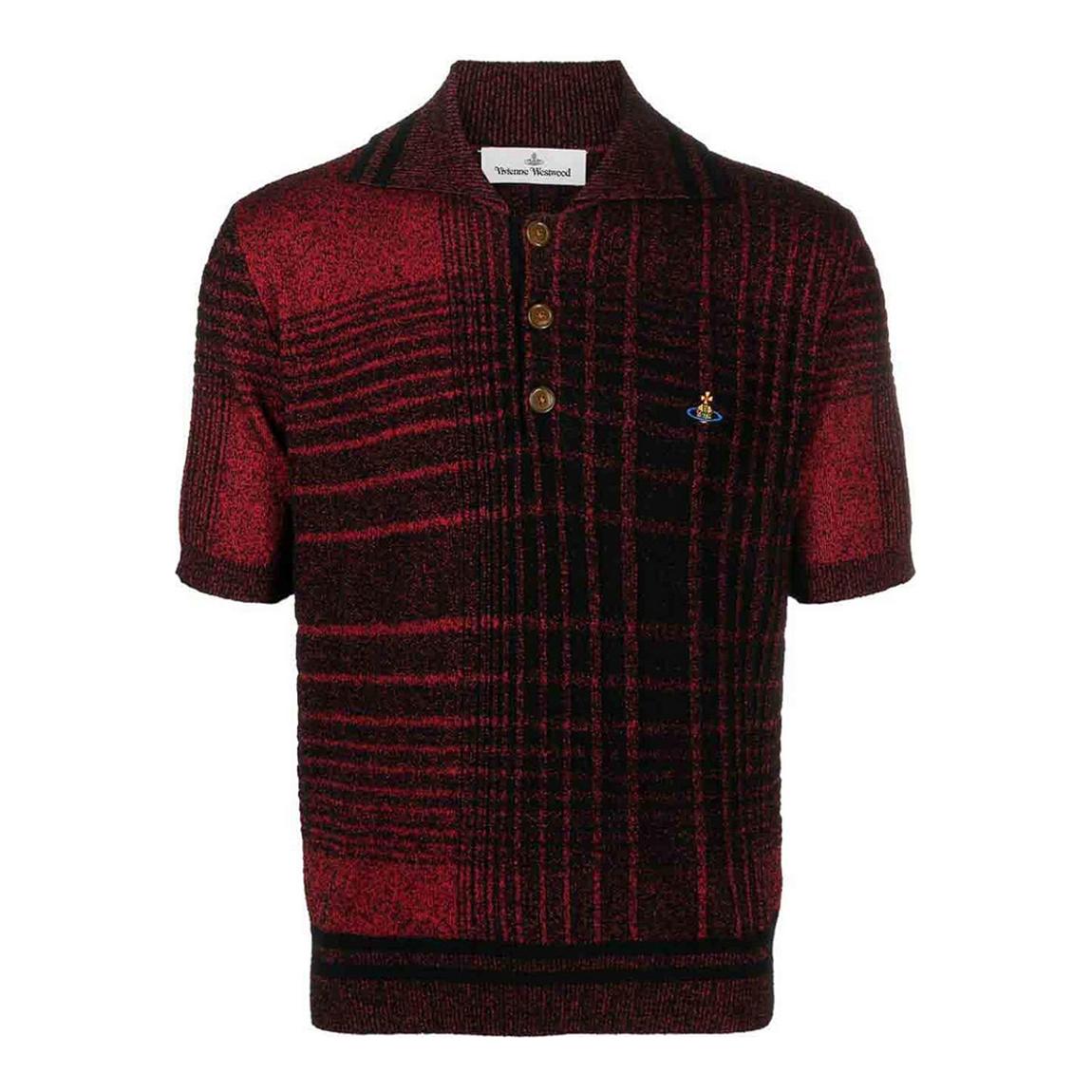トップス viviennewestwood archive check poloshirt Vivienne Westwood Red Check Polo Shirt - BrandAlley