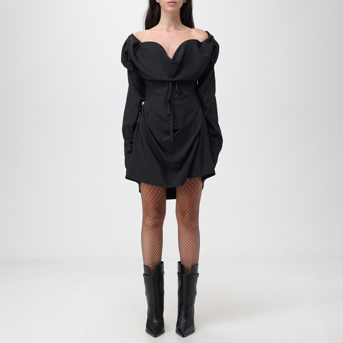 Vivienne Westwood Black Iwona Corset Mini Dress - BrandAlley
