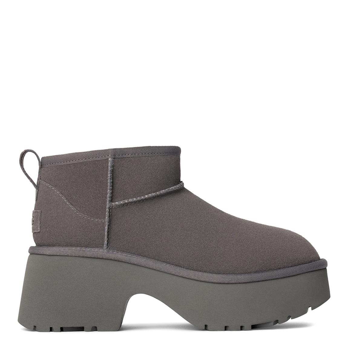UGG Women's Charcoal Classic Ultra Mini New Heights - BrandAlley