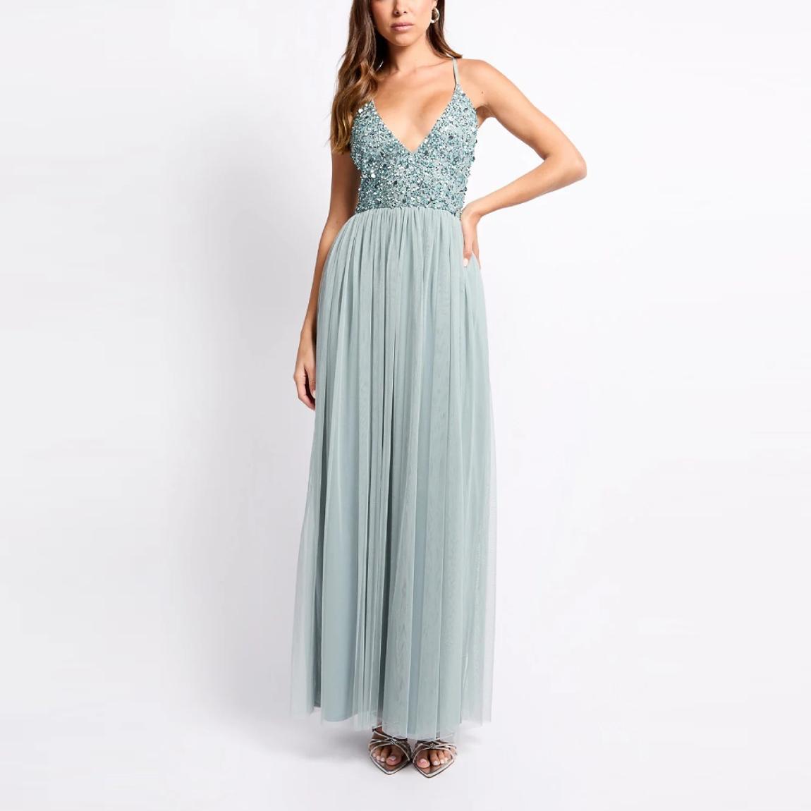 little mistress grey embellished maxi dress NWT Little Mistress Size 10 Maternity Evening Maxi Dress Grey Embellished Long