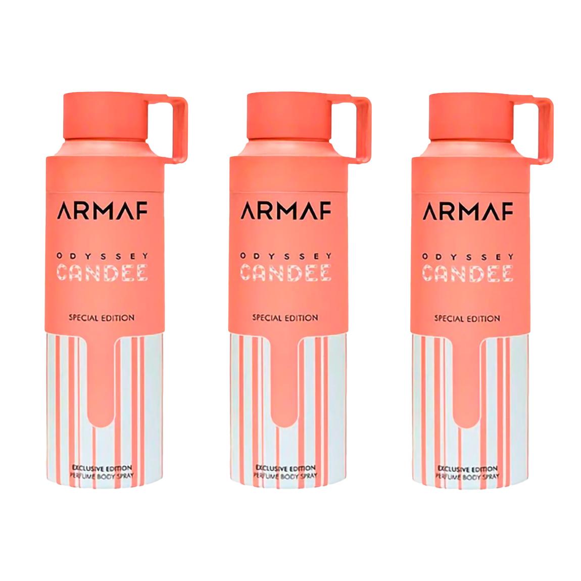 Armaf ARMAF Odyssey Candee Perfumed Body Spray 200ml Pack of 3