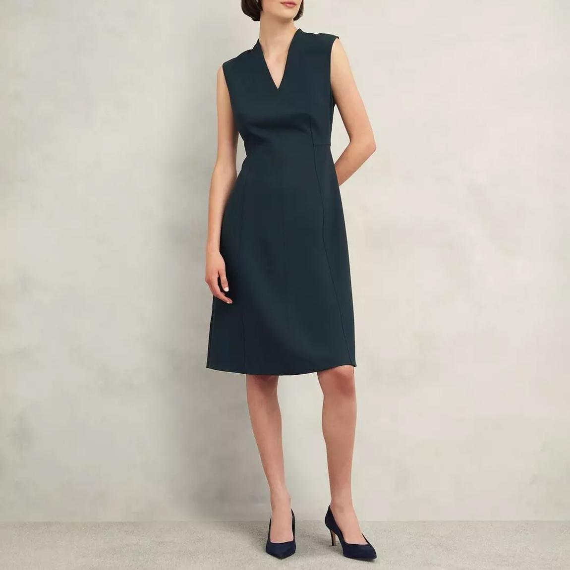 Hobbs London Forest Green Marina Dress - BrandAlley