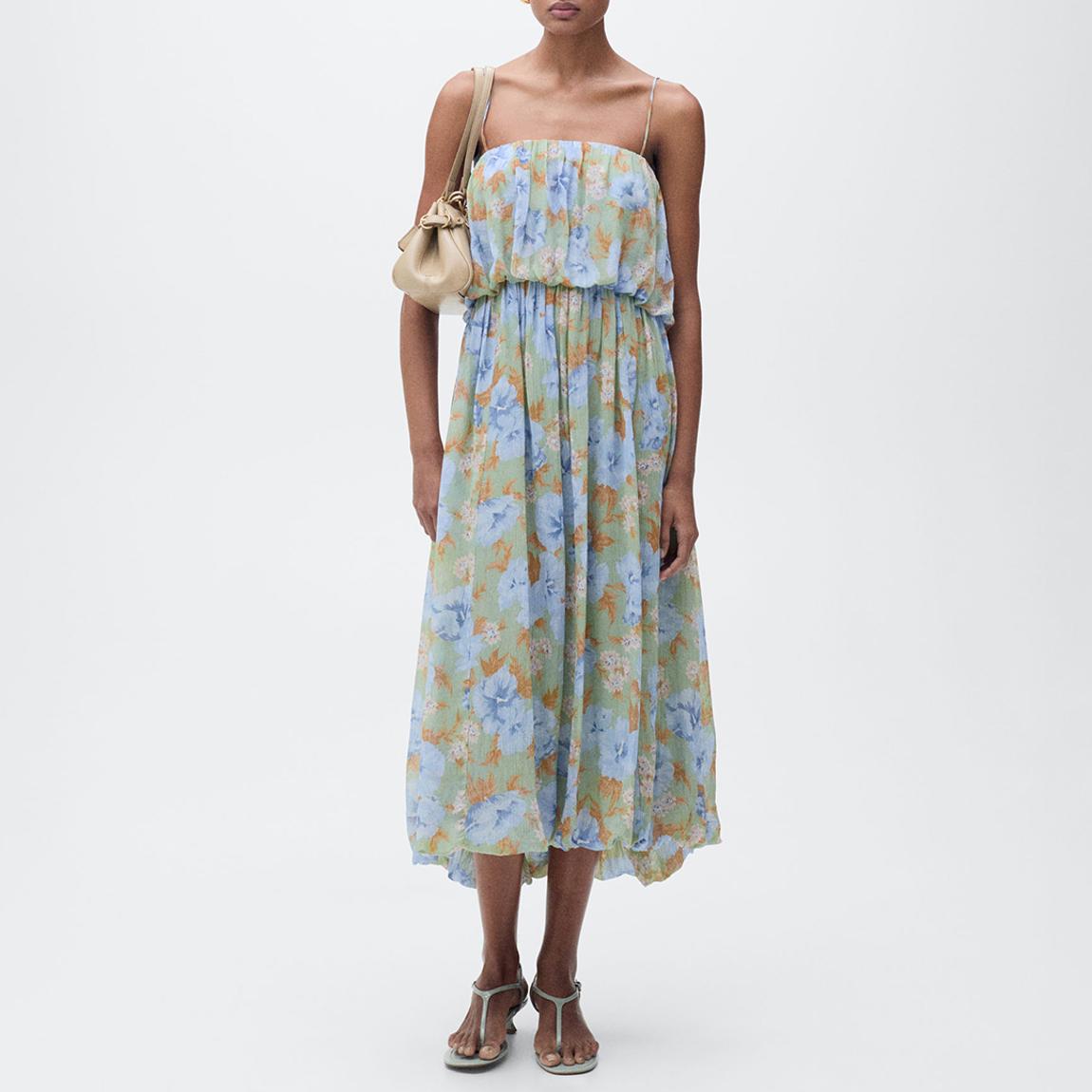 mango mint green dress Buy MANGO Women Mint Green & White Polka Dot Print Fit & Flare Dress -  Dresses for Women 10143109