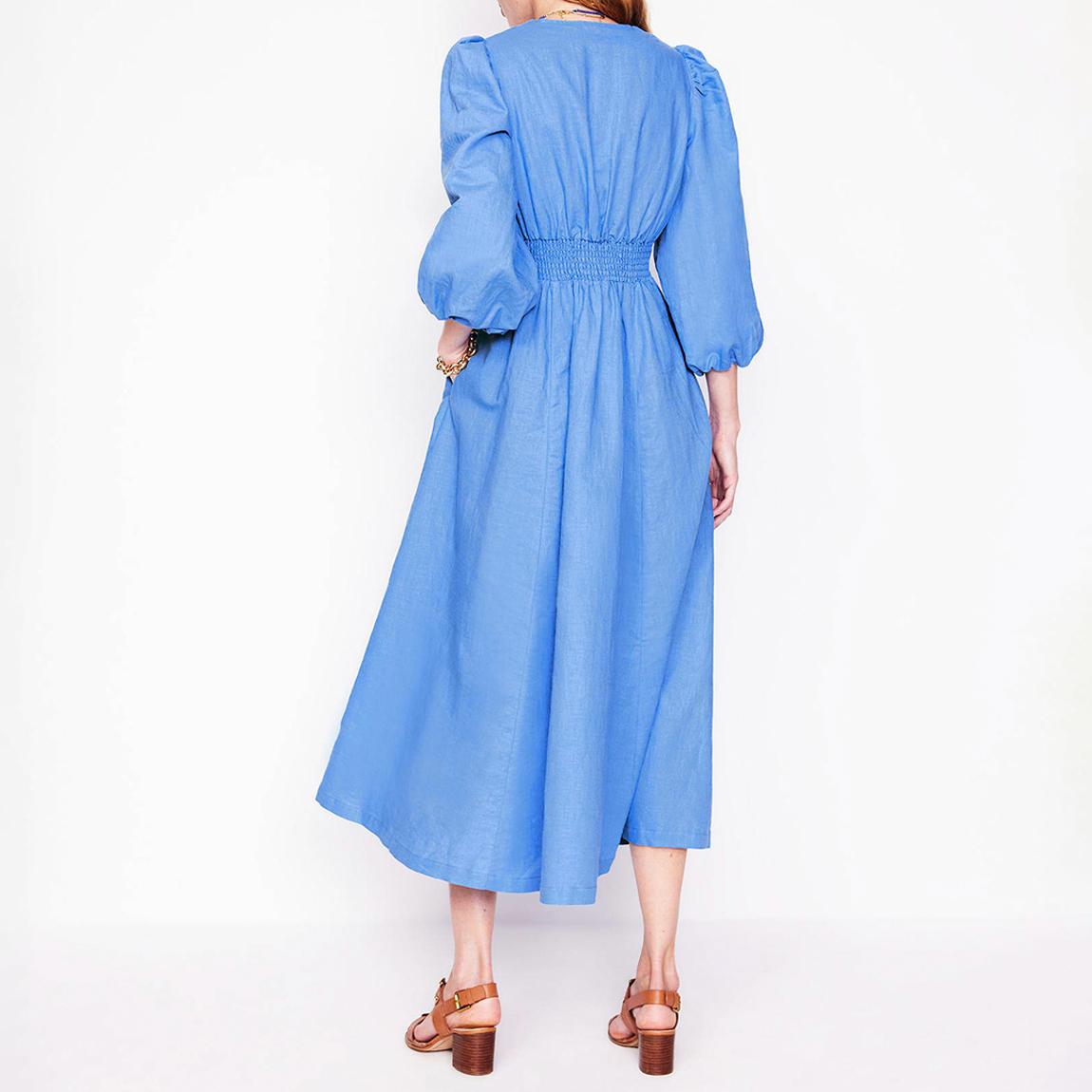 lola blouson maxi dress boden Boden Blue Lola Blouson Maxi Dress