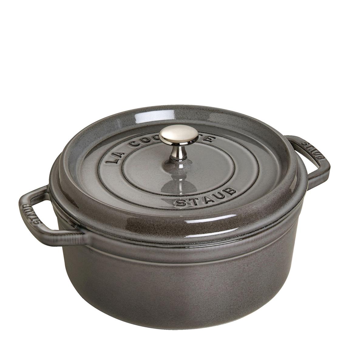 STAUB 18cm グレー Staub 18cm Cast Iron Cocotte, Grey - BrandAlley