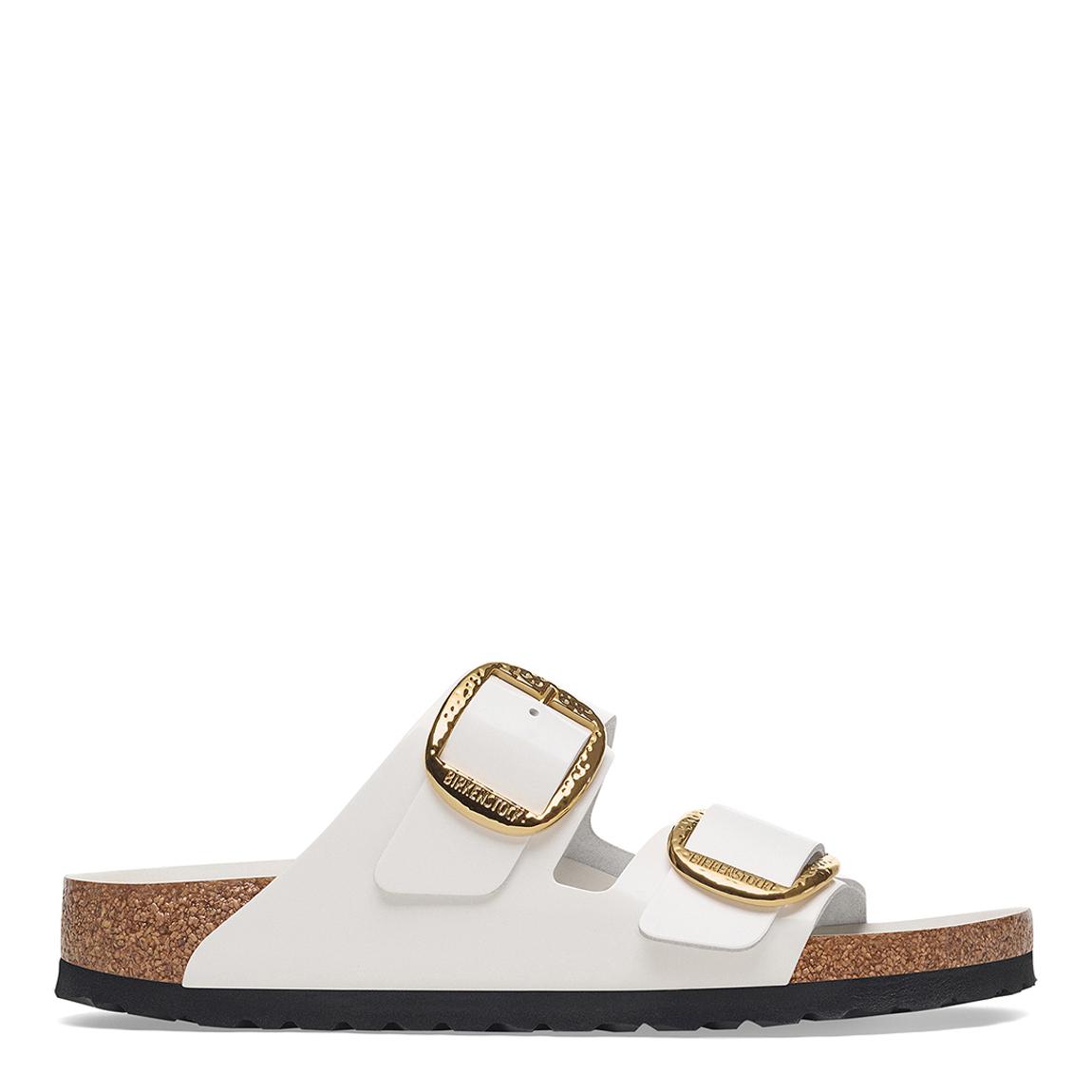 Birkenstock Unisex White Lena Arizona Sandal - BrandAlley