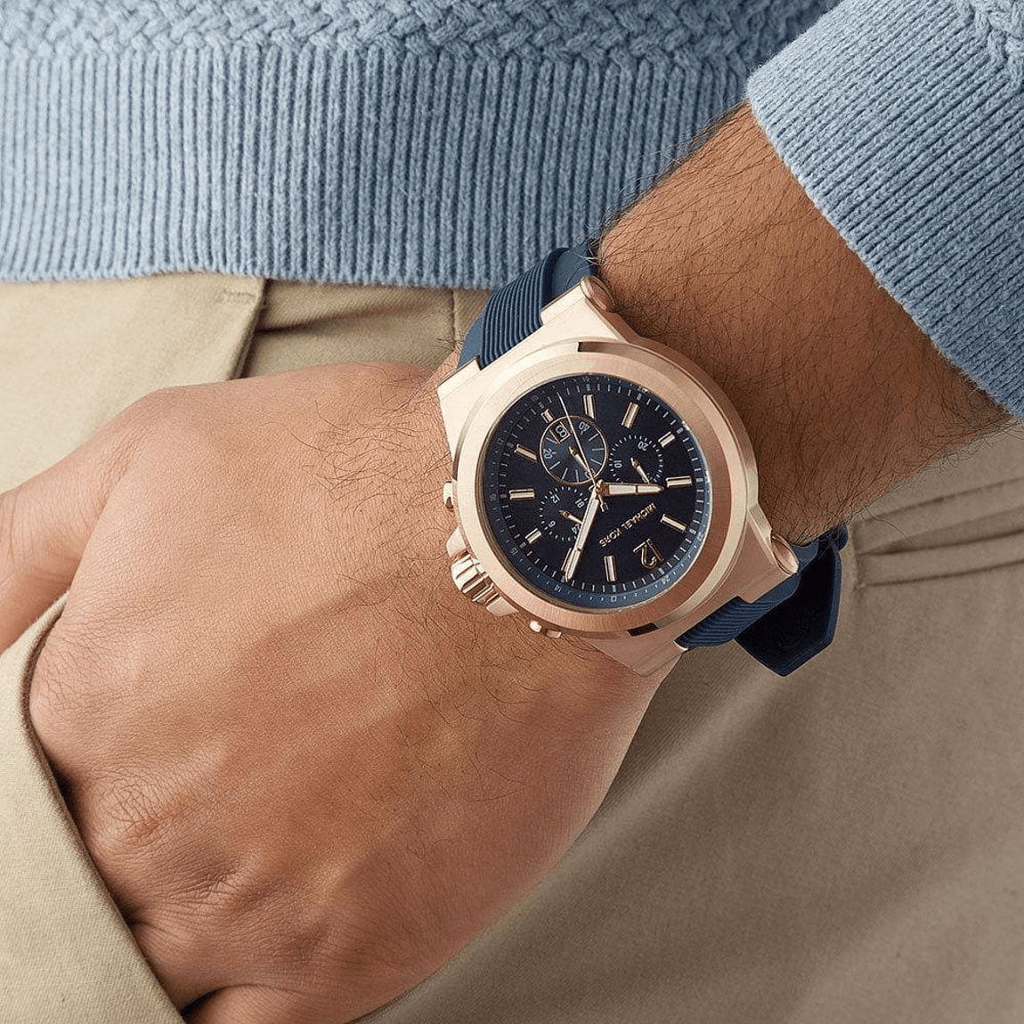 Michael Kors Michael Kors MK8295 Dylan Chronograph Navy Dial Men's