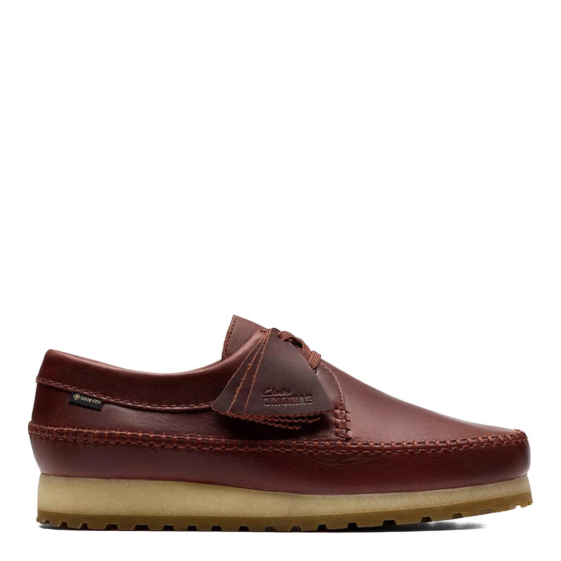 Clarks Men's Originals Icon Weaver GTX RB Brown Leather Shoe