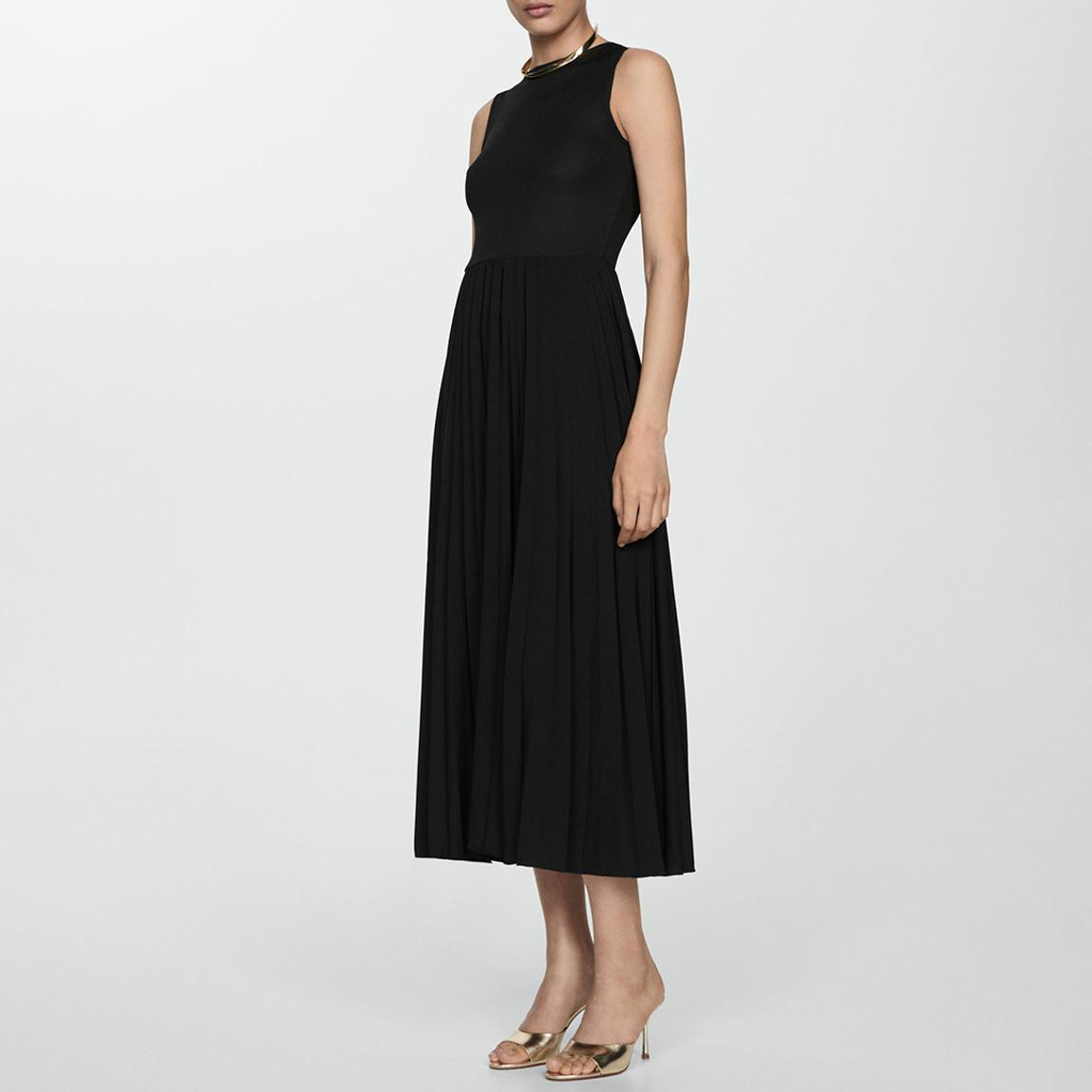 knee length dresses for ladies MANGO CALDERA-W 27041334-32 MANGO WOMEN DRESS FULL LENGTH