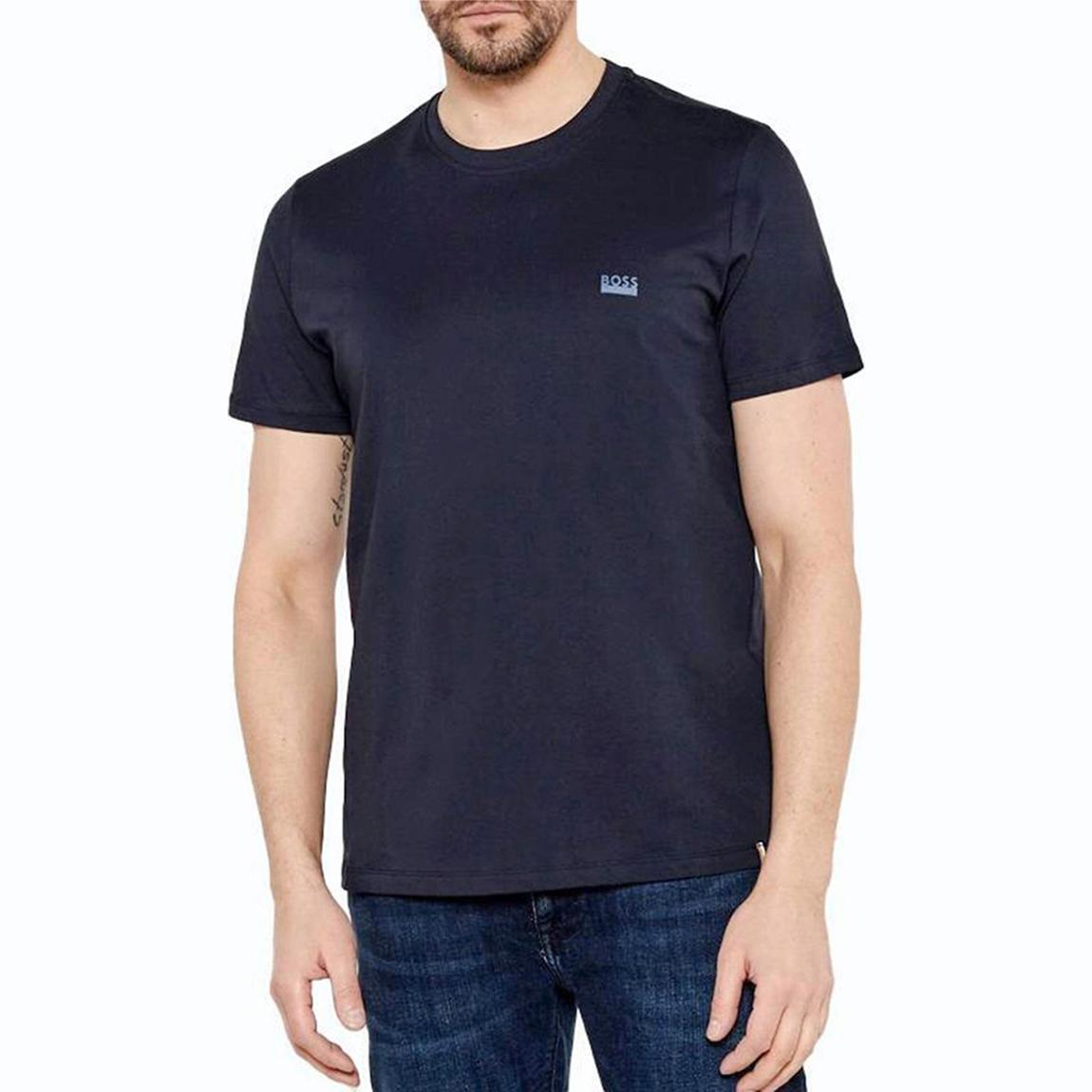 BOSS Teefire T-Shirt Uomo, Vestibilità Oversize, Maniche Corte, Cotone, Casual, Nero