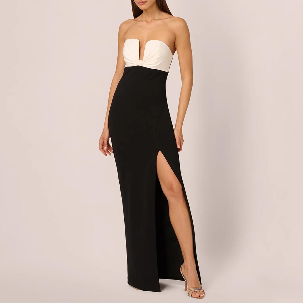 aj applegate black dress Dress Party Midi By Adrianna Papell In Black, Size: 4 – Clothes Mentor  Minnetonka, MN #101 main image 0