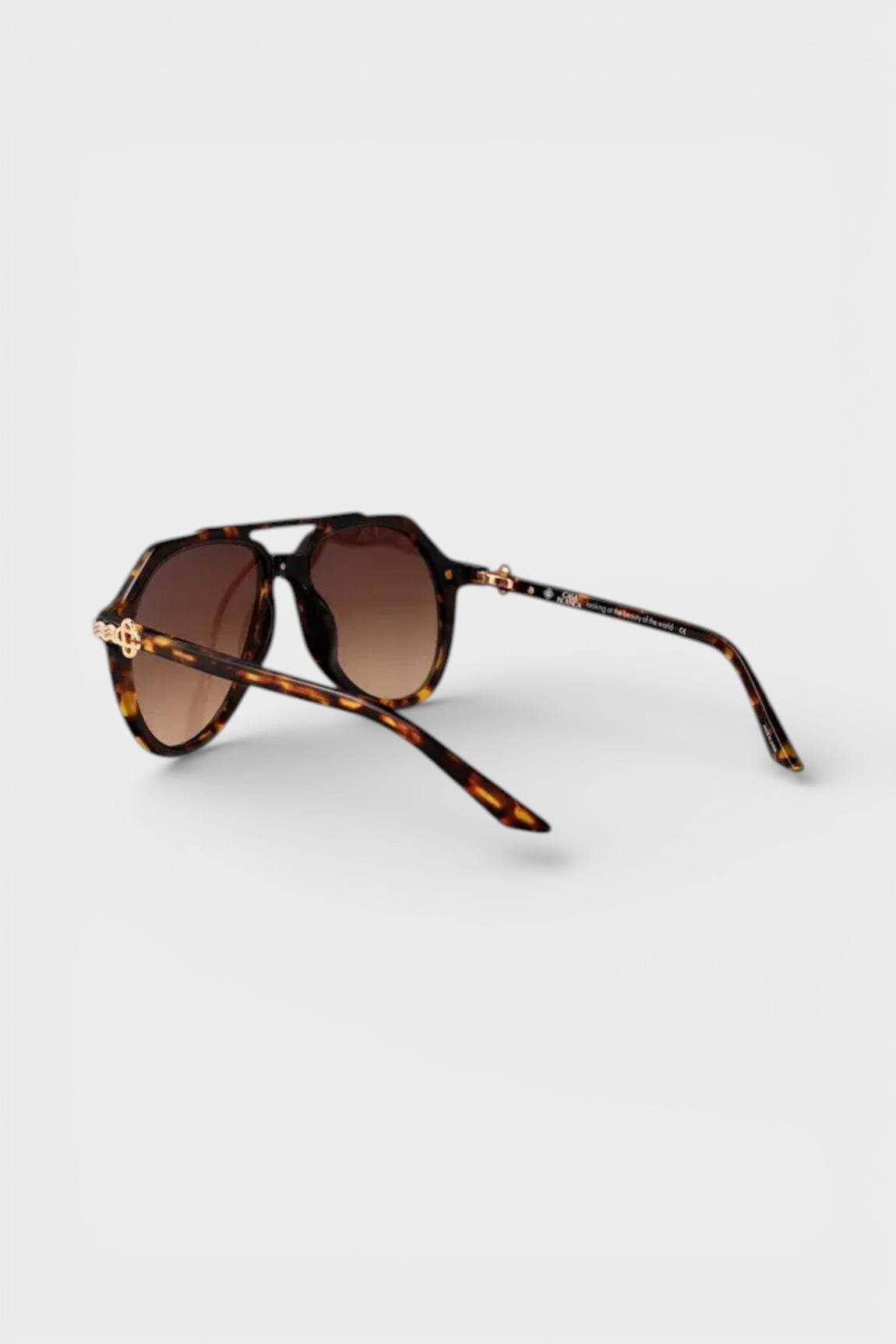 Casablanca Casablanca Rajio Sunglasses Gold Brown - BrandAlley