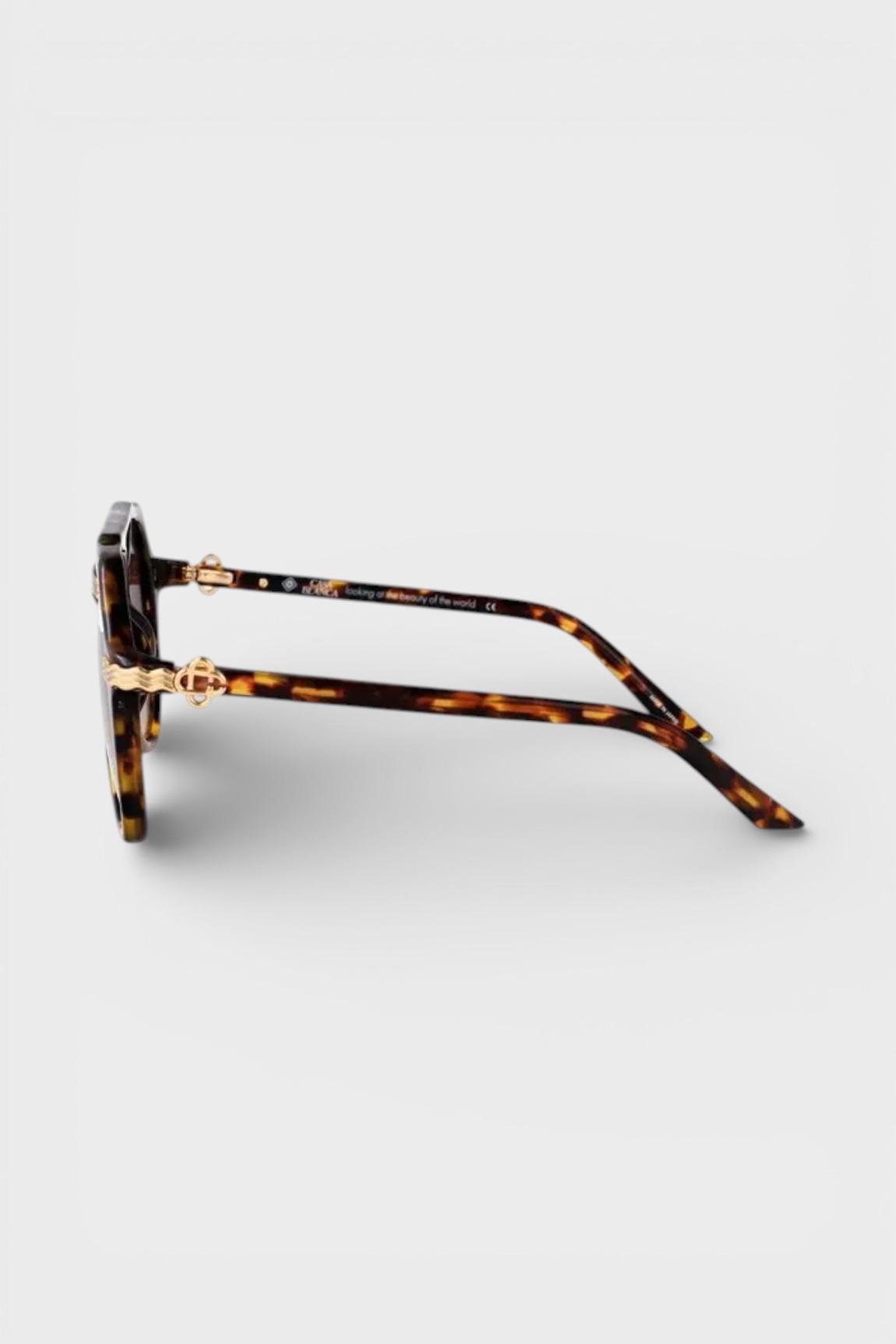 Casablanca Casablanca Rajio Sunglasses Gold Brown - BrandAlley