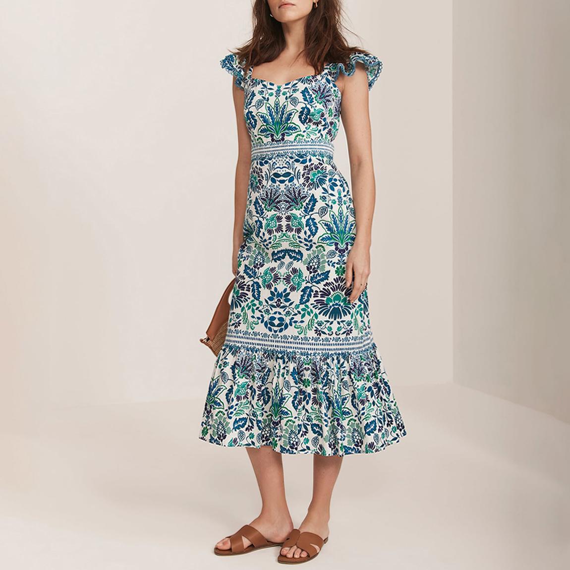 quinn midi dress Fleur du Mal Quinn Midi Dress