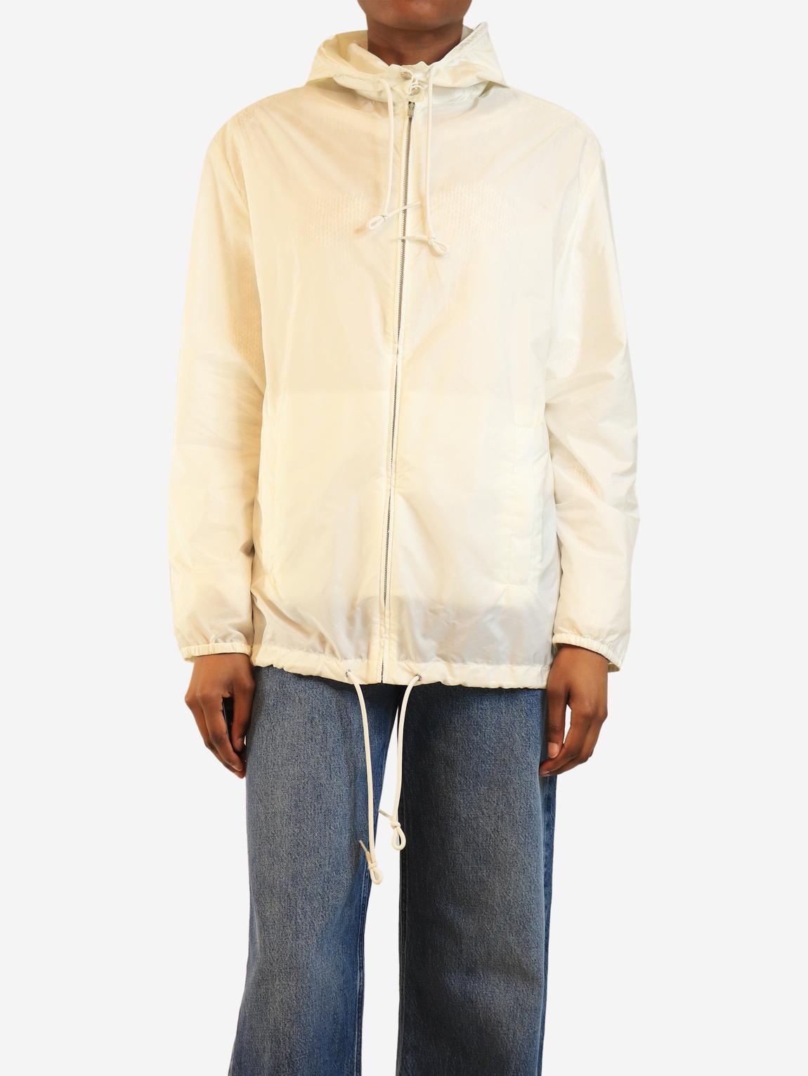 Pre-Loved Miu Miu White nylon jacket - BrandAlley