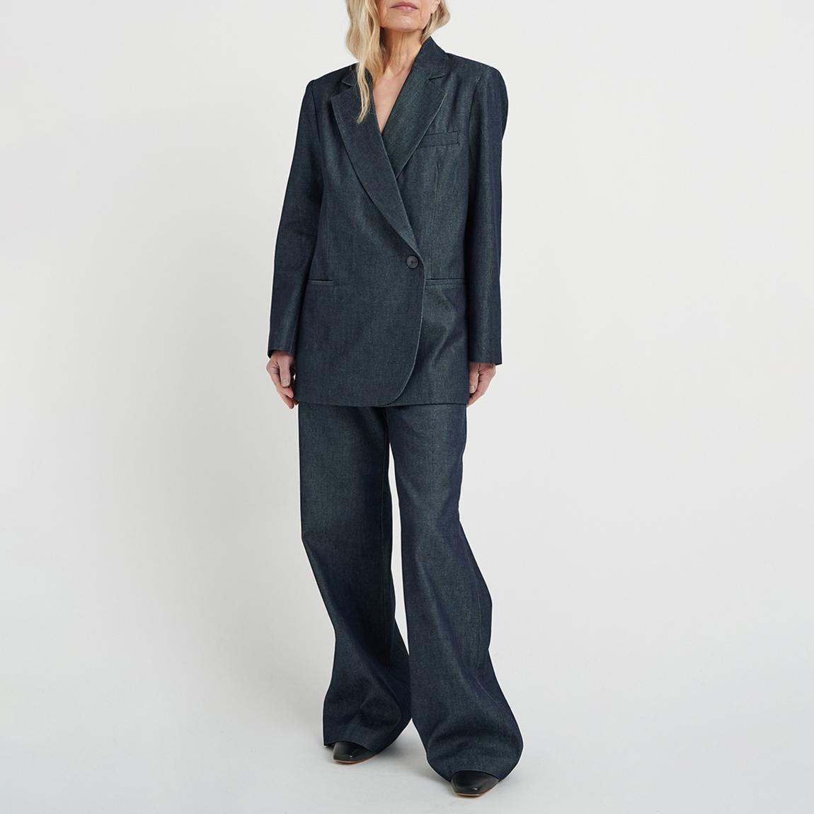 Indigo Magdal Cotton Blend Blazer main product photo