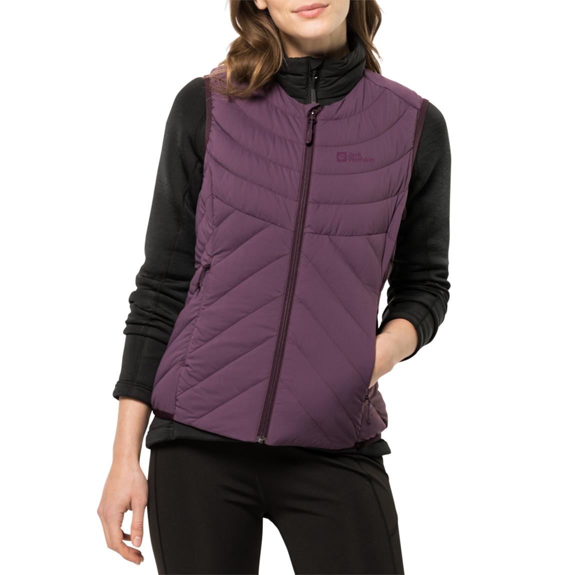 Purple Athletic Functional Down Vest Gilet main product photo