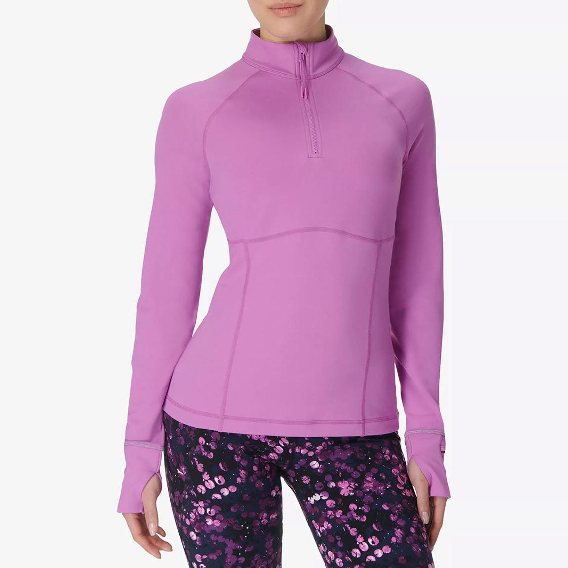Sweaty Betty Allium Pink Pro Run Half Zip - BrandAlley