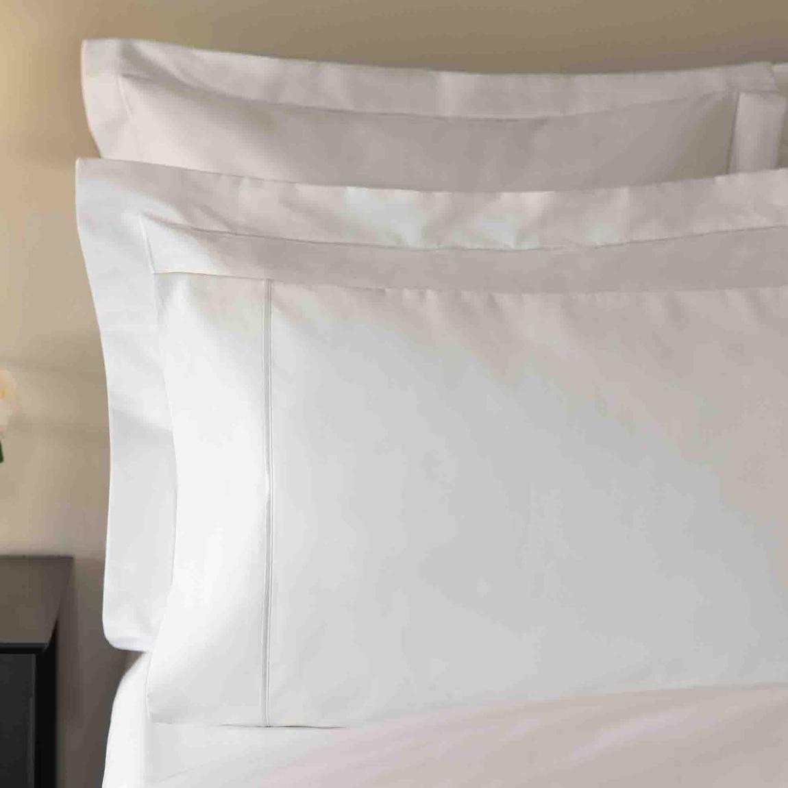 Belledorm 100% Egyptian Cotton 1000TC Standard Pillowcase, White main product photo