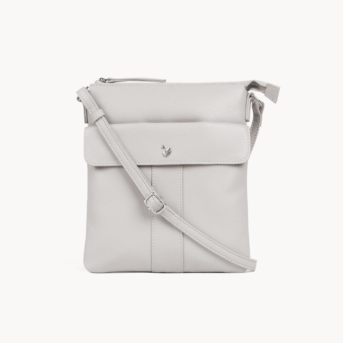 'AMBA' Soft Nappa Full Grain Real Leather Crossbody Bag main product photo