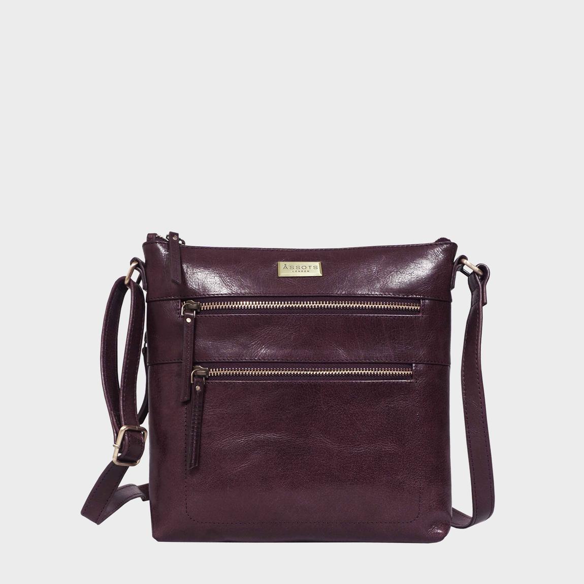 'CORI' Polished Vegetable Tanned Real Leather Crossbody Bag main product photo