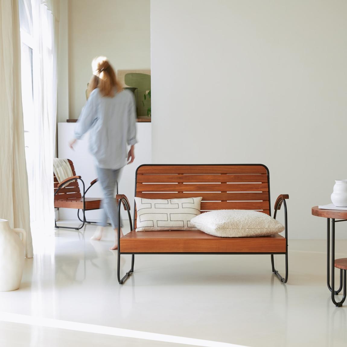 Key Wood - Solid acacia bench main product photo