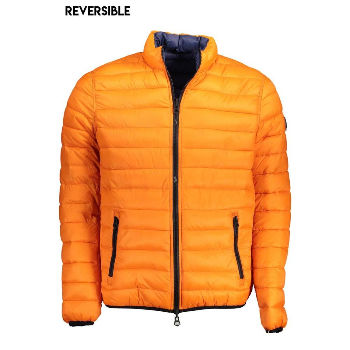 Reversible Puffer Jacket US12732 - Orange main product photo