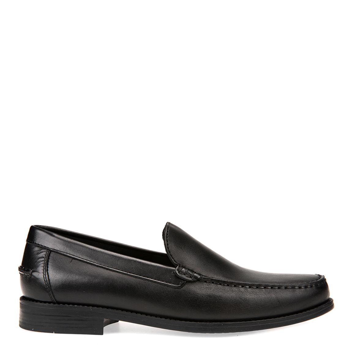 Mens Black Leather New Damon Loafer main product photo