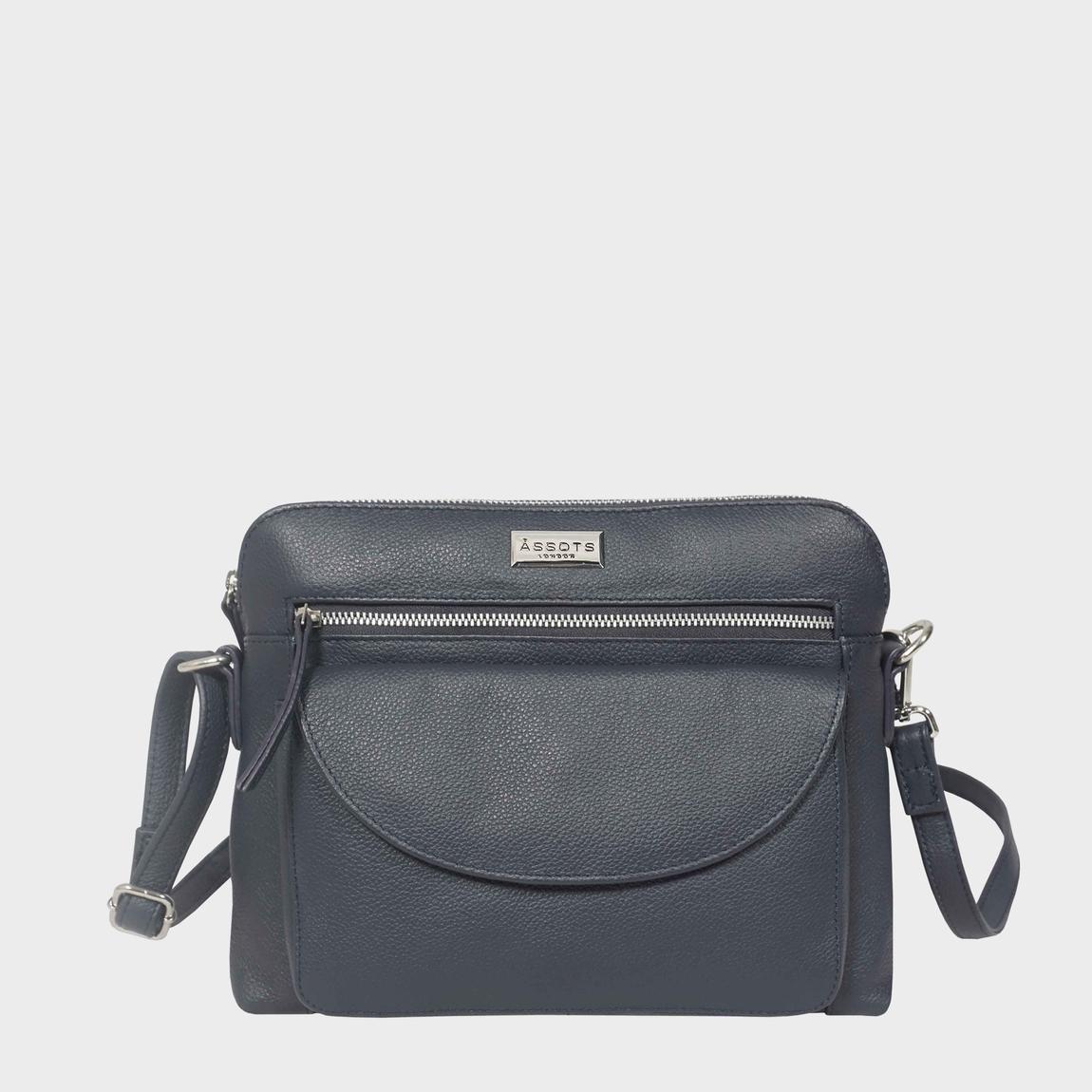 'JEAN' Soft Pebble Grain Real Leather Crossbody Bag main product photo