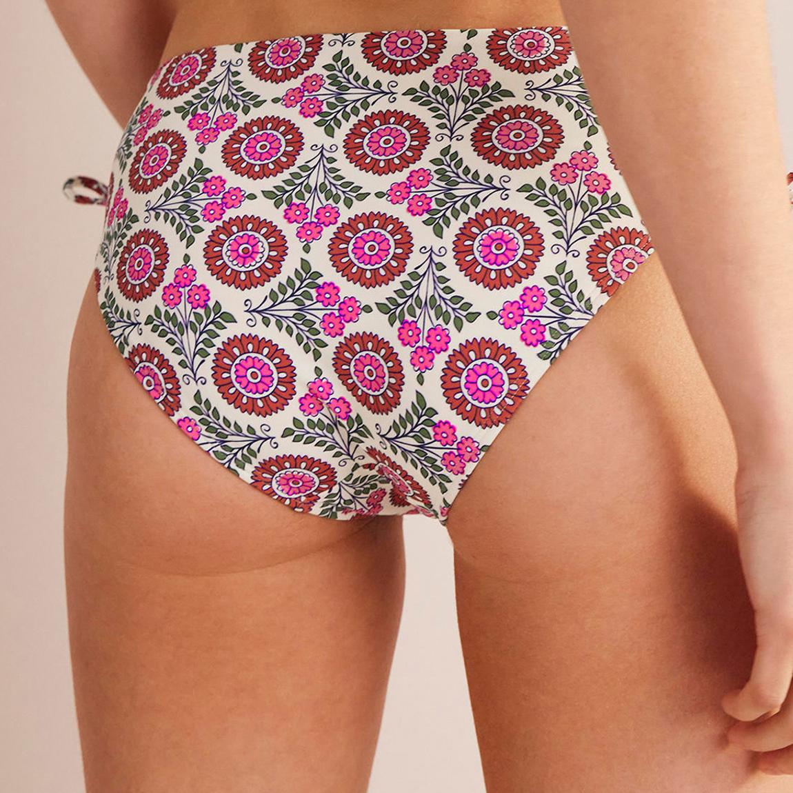 Pink Ruched Bikini Bottoms main product photo