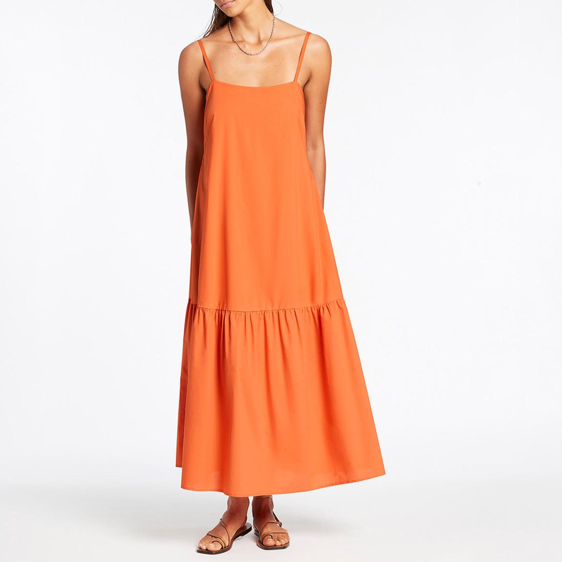 Orange Tiered Dress main product photo