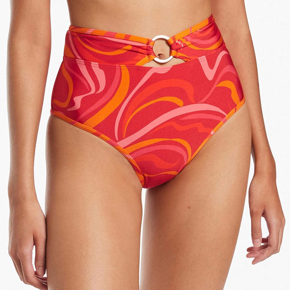Red Vortici Trim High Waist Pant main product photo