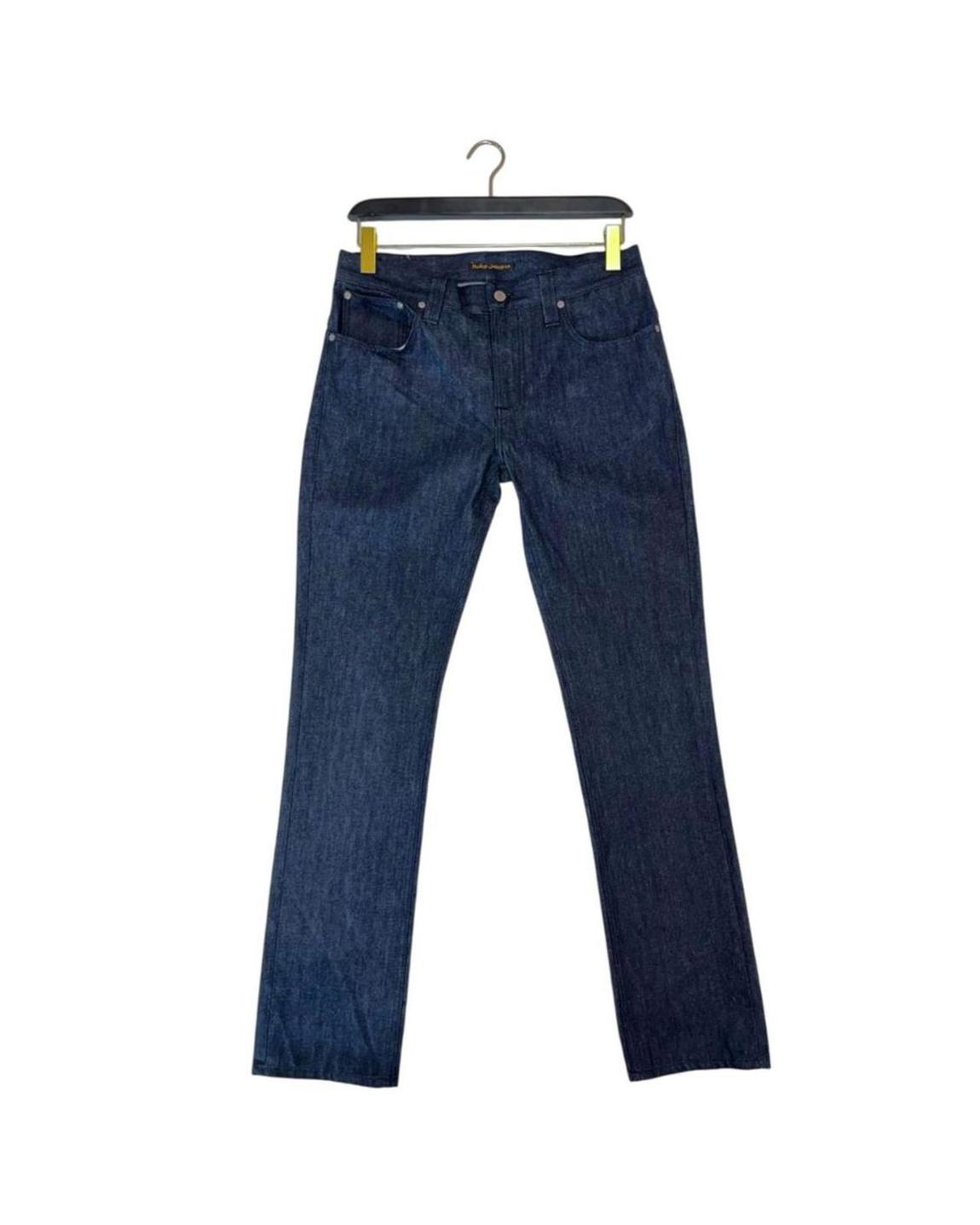 Lean Dean Dry Deep Dark Slim Jeans - Blue Pants main product photo
