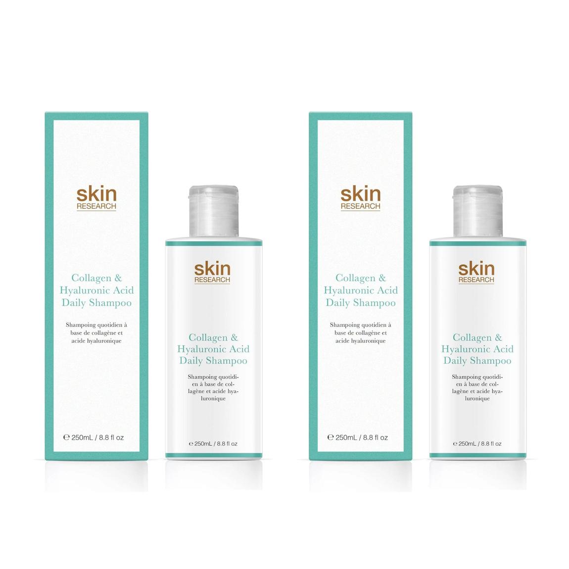 Skin Research Collagen & Hyaluronic Acid Daily Shampoo 250ml Twin Value Savings Pack main product photo