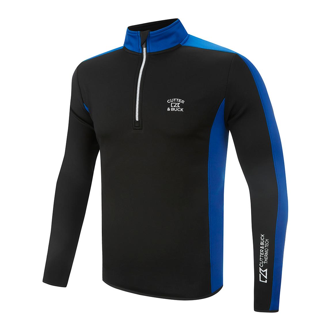 Black Thermo Tech 1/4 Zip Fleece main product photo