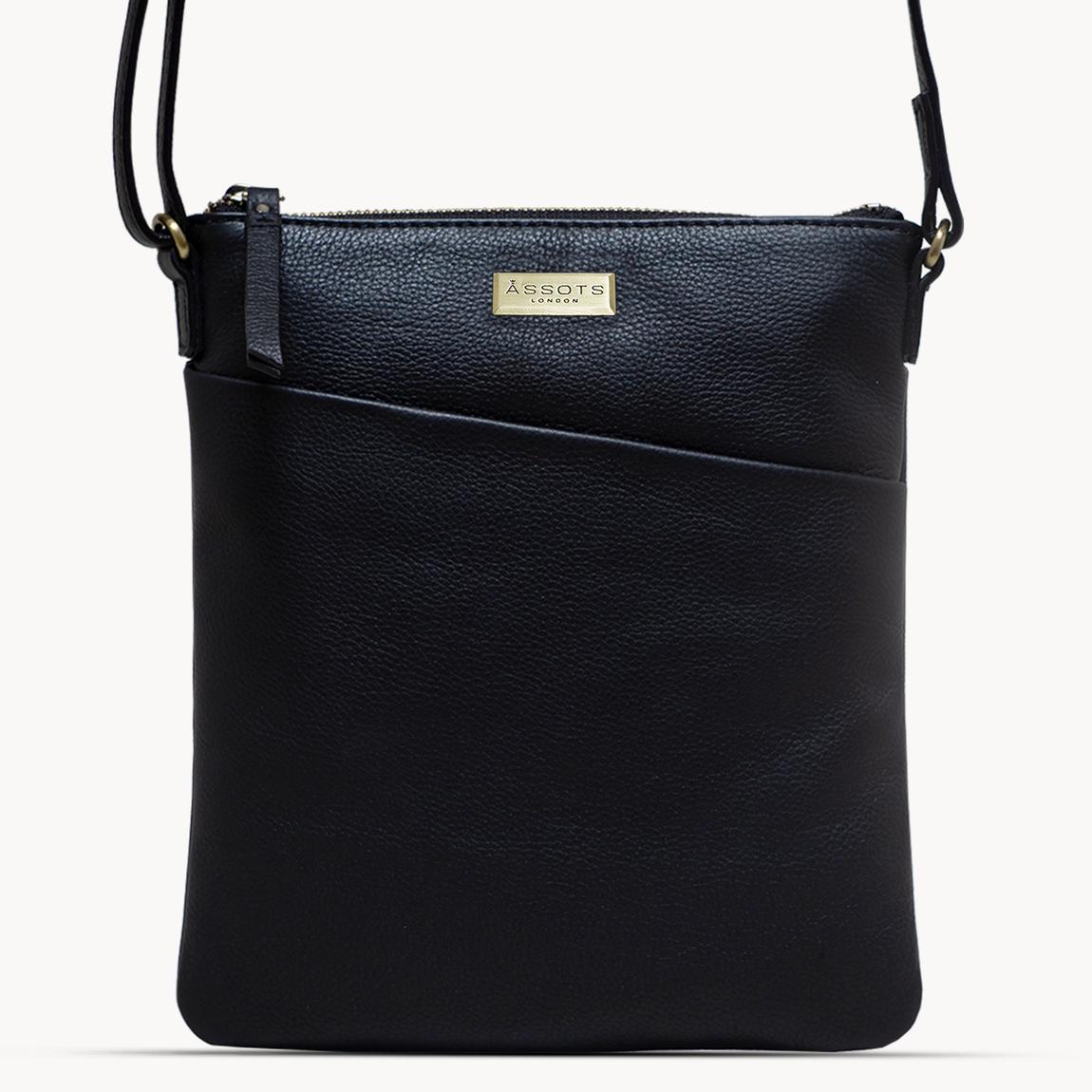 'LINBY' Pebble Grain Leather Crossbody Sling Bag main product photo