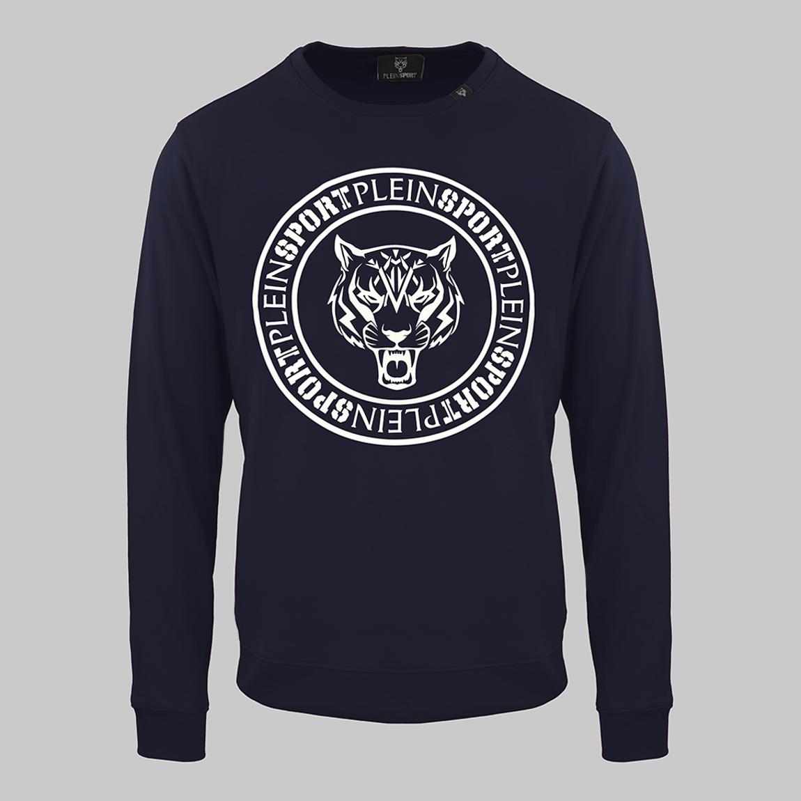 Navy Round Neck Sweatshirt main product photo