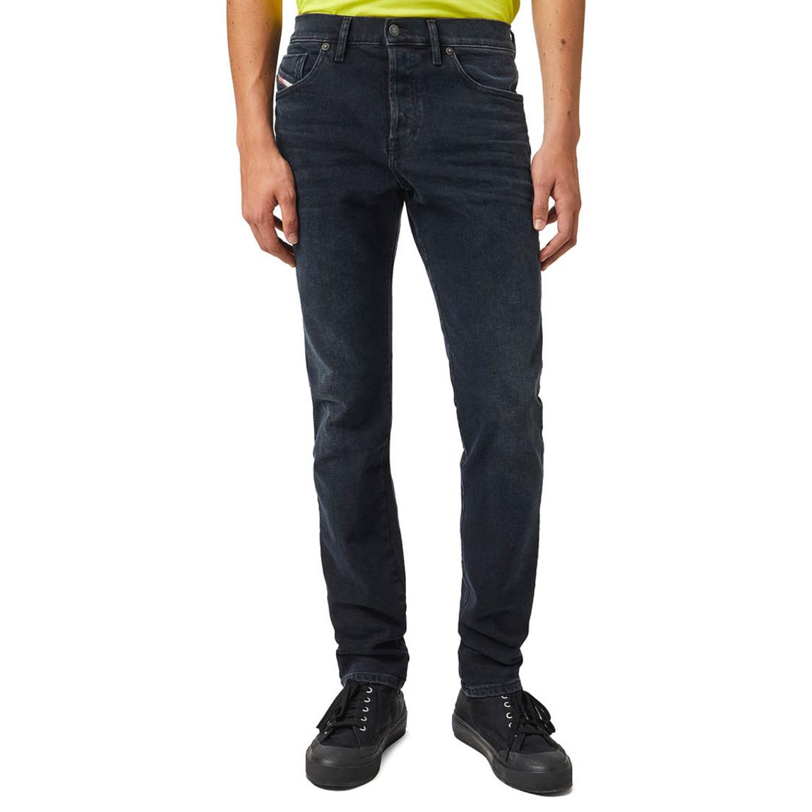 Dark Blue D-Fining Tapered Stretch Jeans main product photo