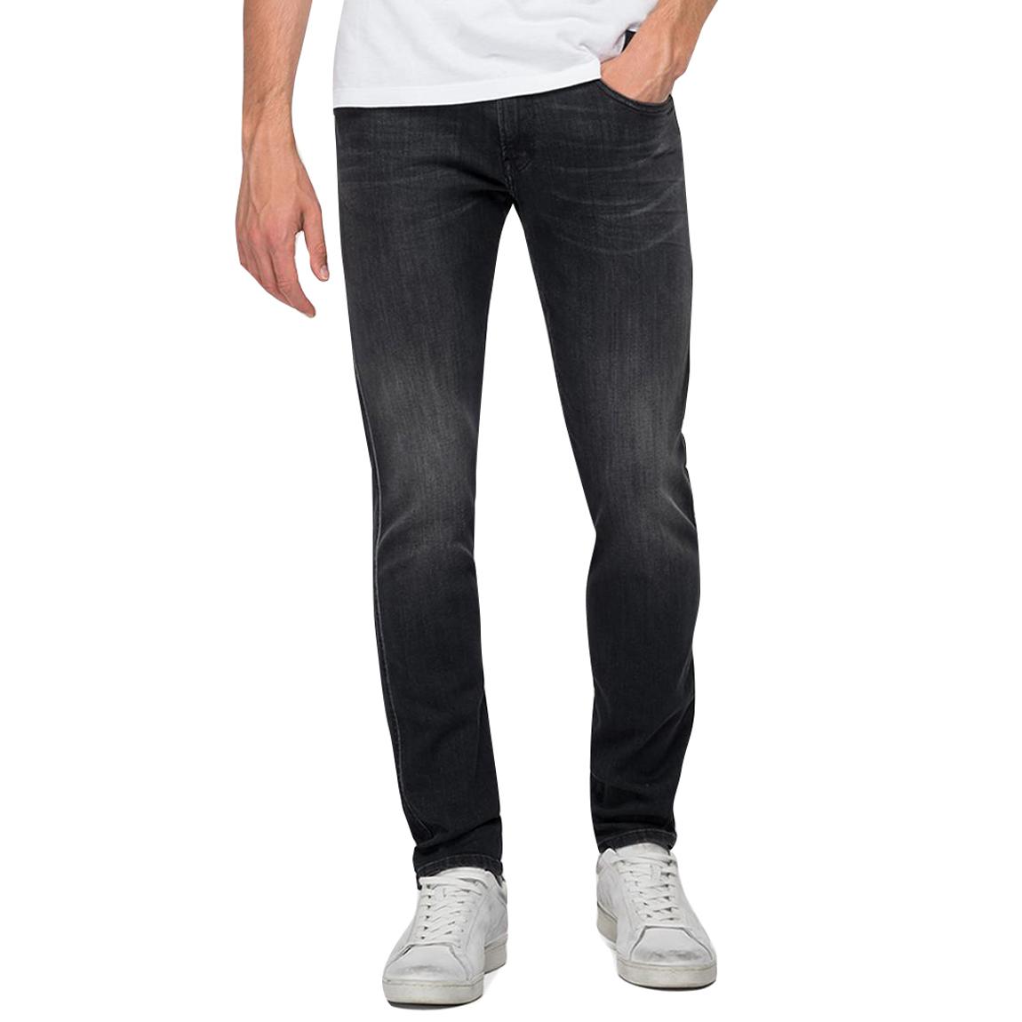 Wash Black Anbass Slim Stretch Jeans main product photo