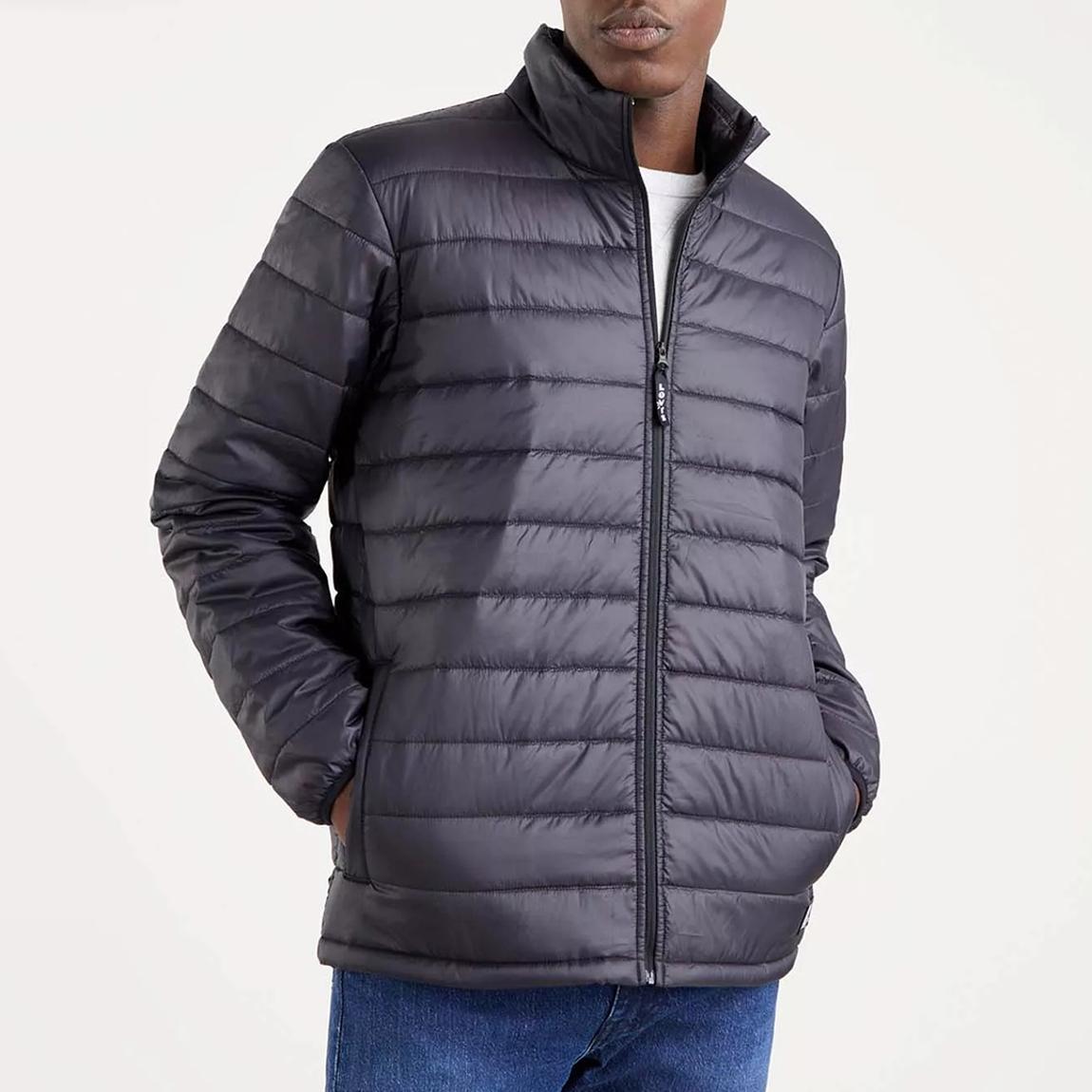 Black Richmond Quilted Packable Jacket main product photo