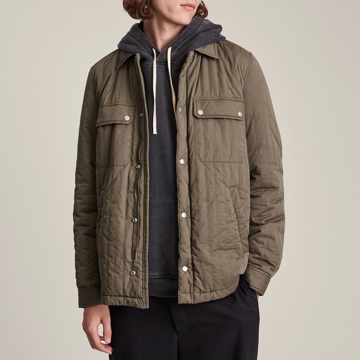 Dark Khaki Archer Cotton Blend Jacket main product photo