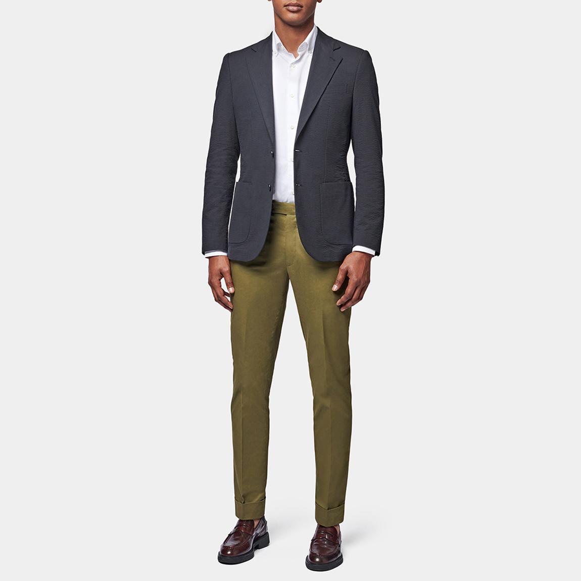 Peckham Rye Seersucker Notched Lapel Suit main product photo