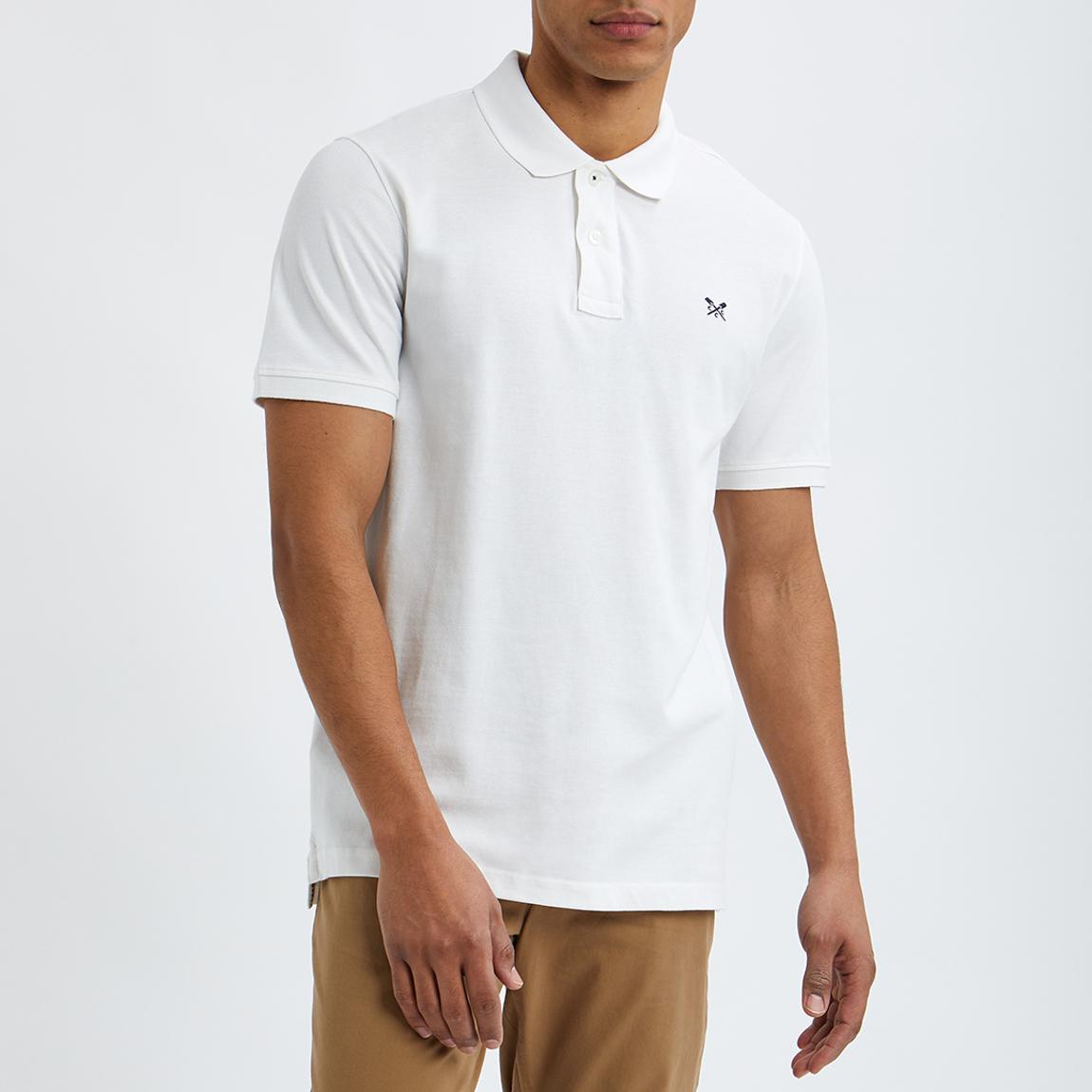 White Melbury Cotton Polo Shirt main product photo