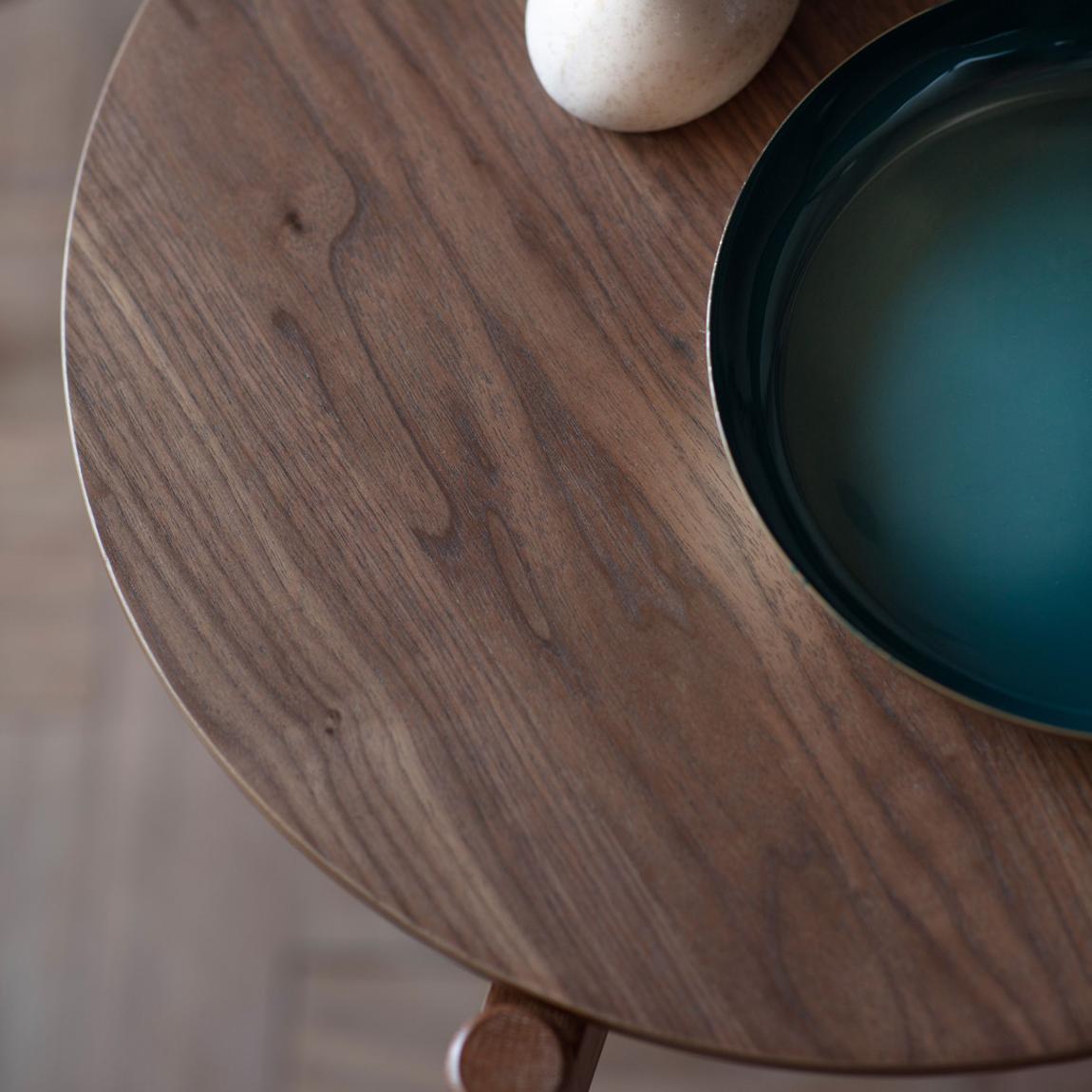 Mirage Side Table, Walnut main product photo